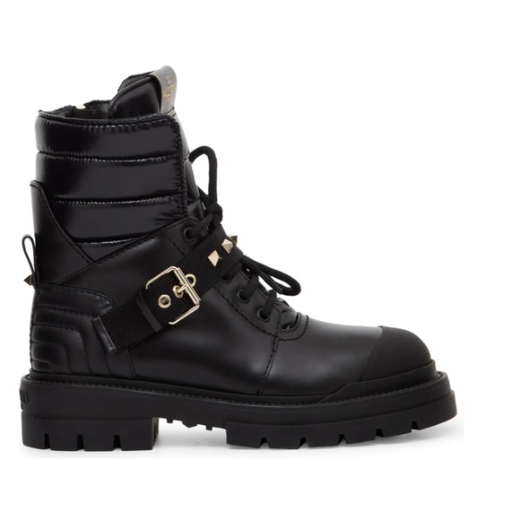 Valentino Shoes - NIB $1390 Valentino Garavani Rockstud Combat Boot in size 37!